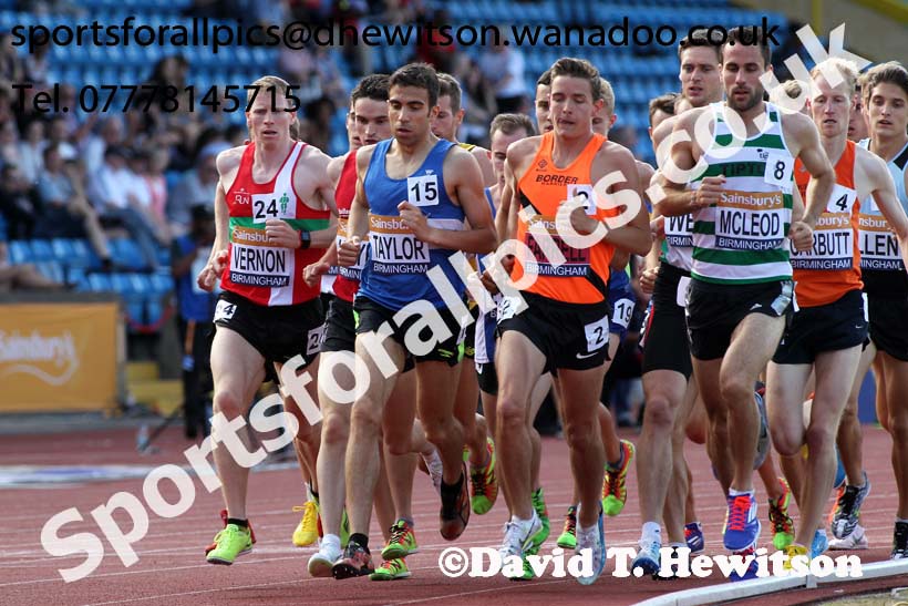 Mens 5000 metres, Sainsbury's British Champs, Alexander Stadium, Birmingham. Photo: David T. Hewitson/Sprts for All Pics